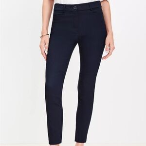 LOFT skinny Sutton pants- navy blue